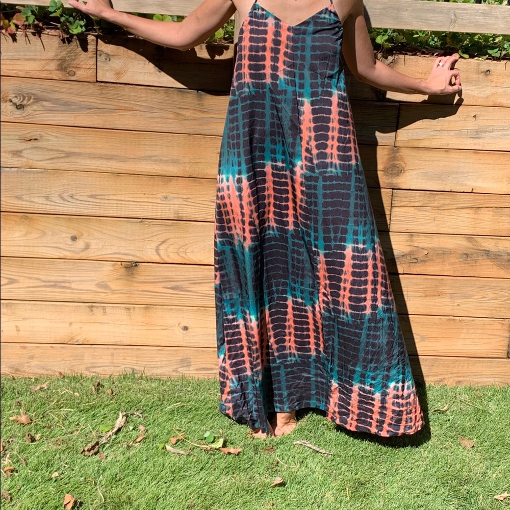 Halter maxi sundress